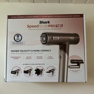 Shark SpeedStyle PRO FLEX Hair Dryer - Silver